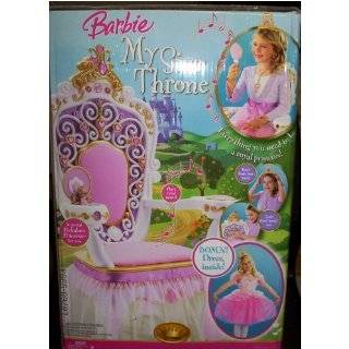 Barbie My Size Throne with Bonus Dress by Mattel