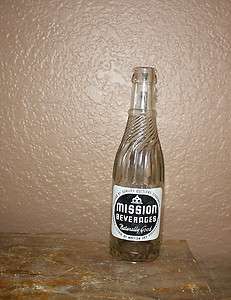 Old Mission Beverage Bottle, Missoula MT  
