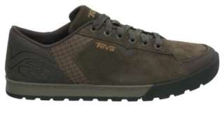 Teva Kayode 4052 Brown suede leather canvas Turkish Coffee Oxfords 