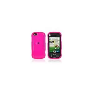  Motorola Cliq XT QUENCH MB501 Solid Hot Pink Snap on Cover 