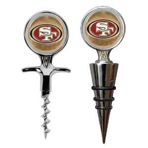  San Francisco 49ers NFL Cork Screw and Wine Bottle Topper 