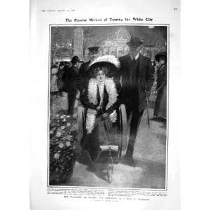  1908 BATH CHAIR FRANCO BRITISH MOP STRATFORD ON AVON