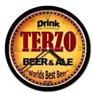  TERZO beer and ale cerveza wall clock 