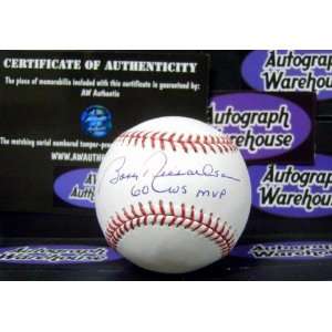  Autographed Bobby Richardson Baseball   inscribed 1960 WS 