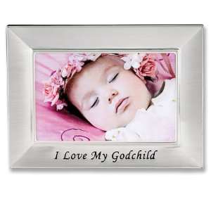    4x6 Silver Metal Expression Godchild Picture Frame