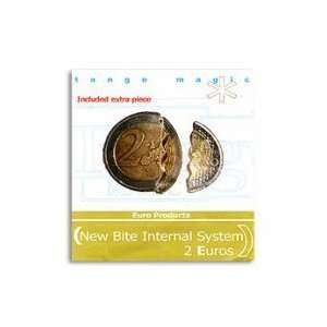  Biting Coin 2 Euro (internal, w/extra piece) by Tango 