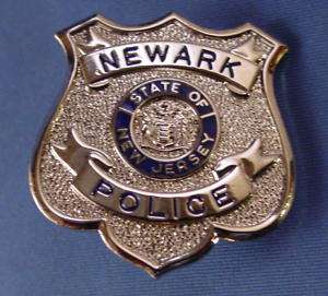 NEWARK POLICE NJ MINI BADGE PBA FOP NEWARK SOA  