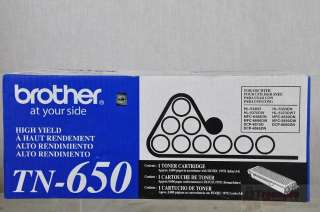 Brother TN 650 Toner Cartridge Rtl $119  