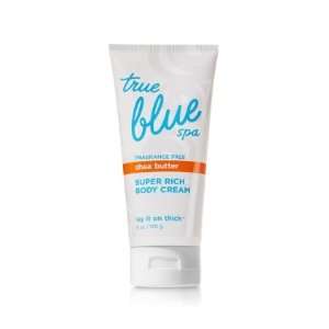 Bath & Body Works True Blue Spa Super Rich Body Cream 6 Oz   Fragrance 