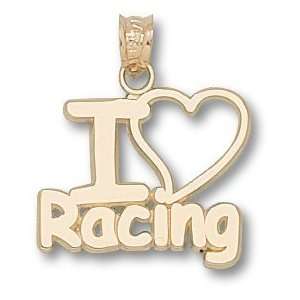  I Love Racing Charm/Pendant