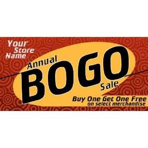  3x6 Vinyl Banner   Annual BOGO Sale 