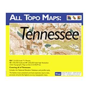  iGage All Topo Maps Tennessee Map CD ROM (Windows) GPS 