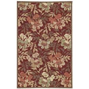  Capel Gaston Lily Pad 6037 Red Berry Rectangle   2 x 3 