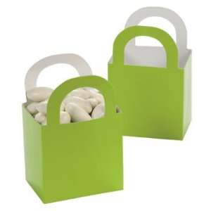 Lime Green Favor Gift Baskets   Party Favor & Goody Bags & Paper Goody 