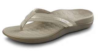 Orthaheel Tide Womens Sandals Flip Flops Gold Metallic 2012  