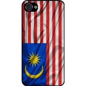  Rikki KnightTM Malaysia Flag Black Hard Case Cover for 