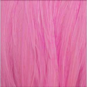  Donna Bella Hair Extension Feathers, Solid Pink, 7 12 