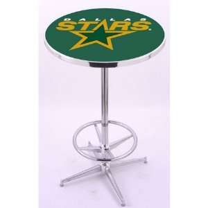  Dallas Stars Pub Table w/ Chrome Base