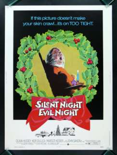 BLACK CHRISTMAS * SILENT NIGHT EVIL NIGHT MOVIE POSTER  