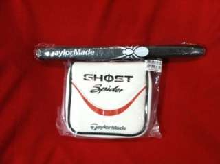 COMBO TaylorMade GHOST SPIDER Putter CENTER SHAFT Headcover + Single 