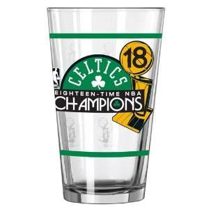 Boston Celtics 2010 NBA Champions 16oz. Satin Etch Pint Glass 