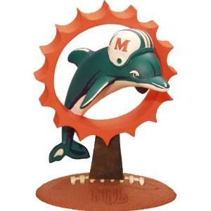  DOLPHINS Team Logo 4 Tall 3D COLLECTIBLE (with Team Colors & Icons 