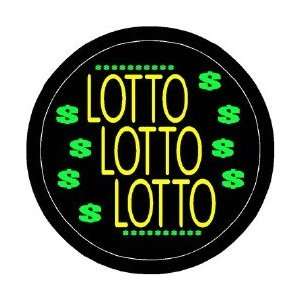  Lotto Round Backlit Sign 17 x 17