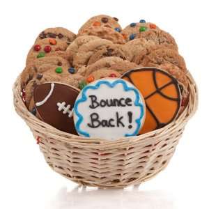 Bounce Back Soon Cookie Gift Basket  24 Pc.  Grocery 