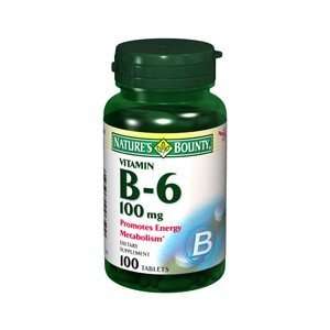  NATURES BOUNTY VIT B 6 100MG 650 100TB by NATURES BOUNTY 
