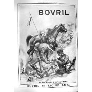  1900 ADVERTISEMENT BOVRIL LIQUID LIFE SOLDIERS WAR