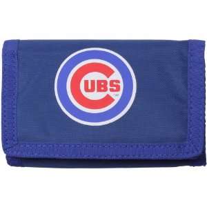  MLB Chicago Cubs Royal Blue Rampart Nylon Tri Fold Wallet 