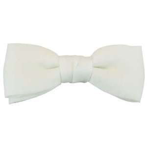  Toddler White Clip On Bowties Baby