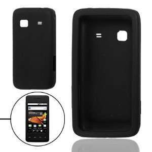   Silicone Skin Blk Cover for Samsung Galaxy Prevail M820 Electronics