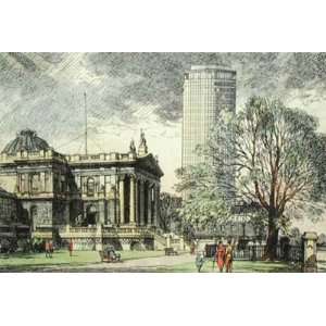  Tate Gallery Etching Josset, Lawrence Topographical 