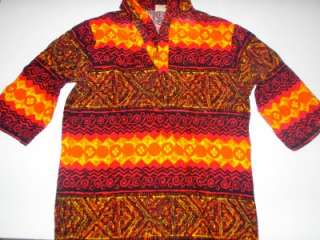   Vintage 50s/60s EVELYN MARGOLIS TAPA (Heavy Cotton) CLOTH ALOHA SHIRT