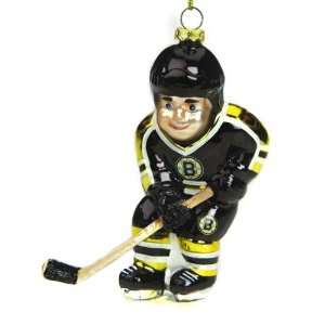  Boston Bruins Glass Player Ornament (Set of 3) Sports 