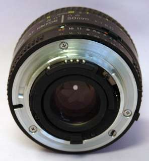 MInt Nikon Nikkor 50 mm f/1.8 AF D lens with filter, caps 