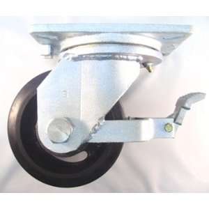   Duty Rubber Cast Iron Wheel Brake  Industrial & Scientific