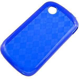  TPU Skin Cover for ZTE Avail Z990, Argyle Blue 