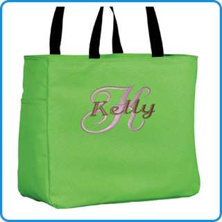 Custom Personalized Tote Bag with Embroidered Name Gift  