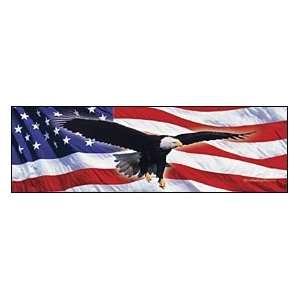  Eagle In Flight Flag Rear Window Graphic Automotive
