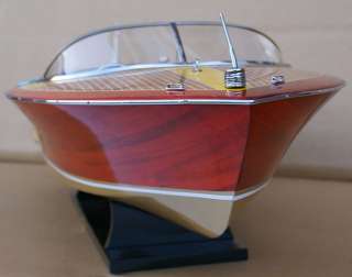 Chris Craft Capri 37 model speed boat wood speedboat display ship 