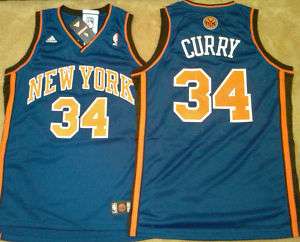 Eddy Curry New York Knicks Swingman Blue Sewn Jersey  