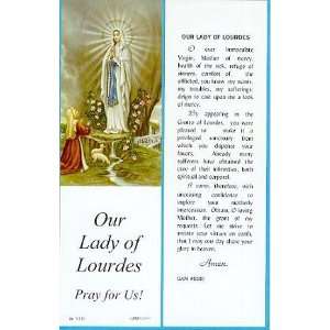  Our Lady of Lourdes Bookmark