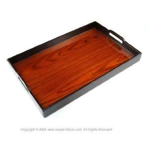  Rosewood Breakfast Lacquer Tray