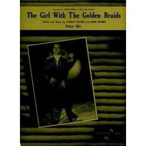 The Girl With the Golden Braids Vintage 1942 Sheet Music recorded by 
