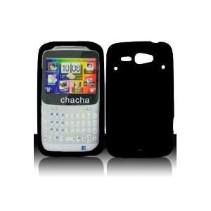HTC ChaCha Silicone Skin Case   Black (Free HandHelditems Sketch 