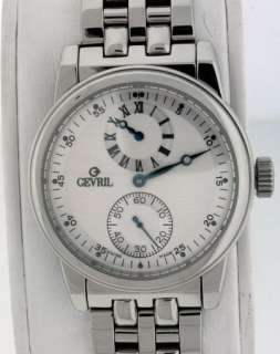 Gevril Regulator $5,250, Auto Stainless 40mm watch, New  