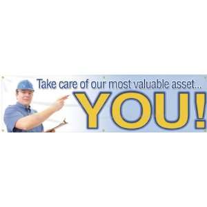  Take care of our most valuable assetYOU Banner, 96 x 