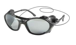 Tactical Sunglasses with Wind Guard, Black Glacier Goggles 